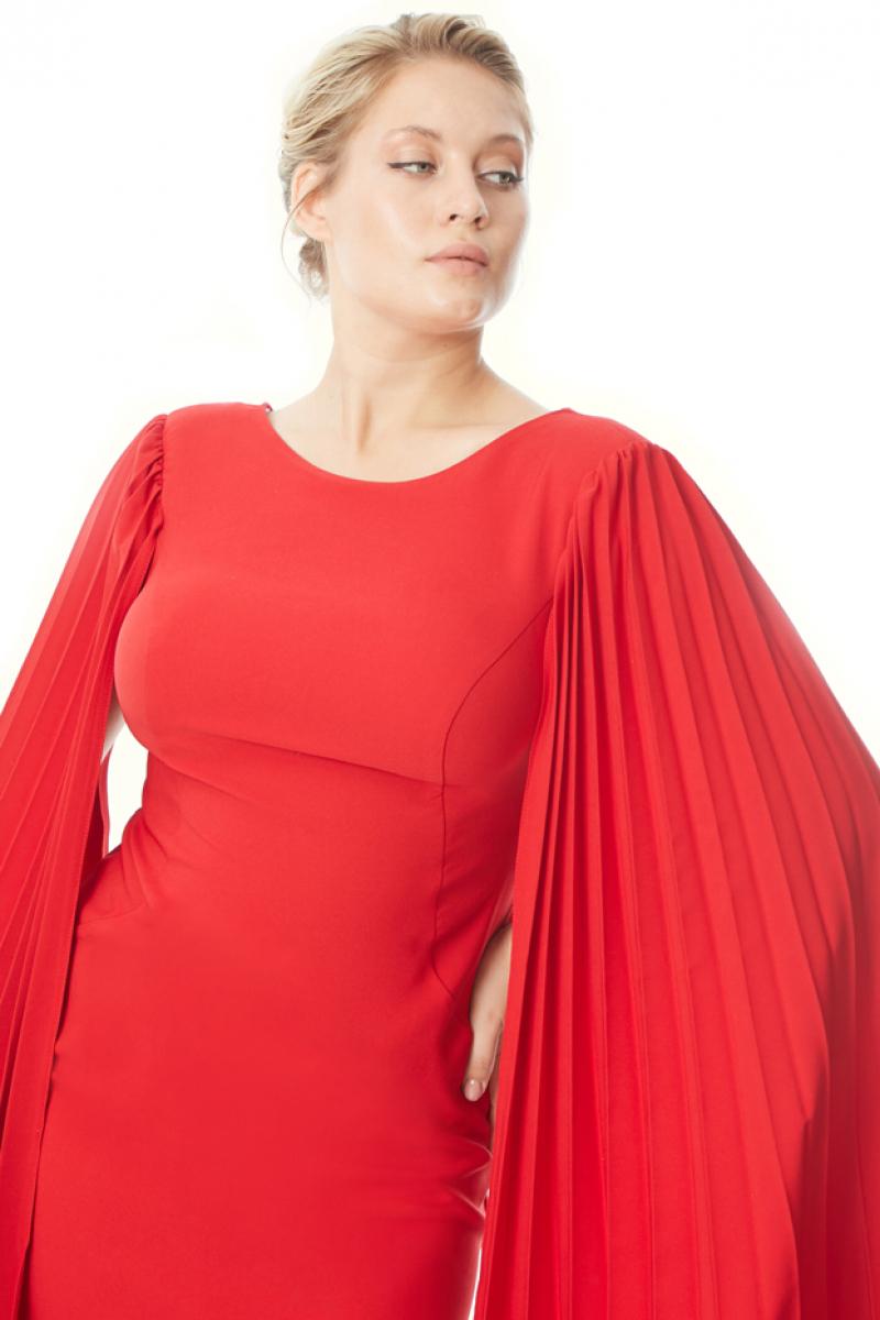 red-plus-size-crepe-single-sleeve-maxi-dress-961542-013-12890